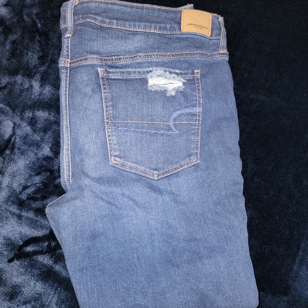 American Eagle Ripped Skinny Jeans size 18